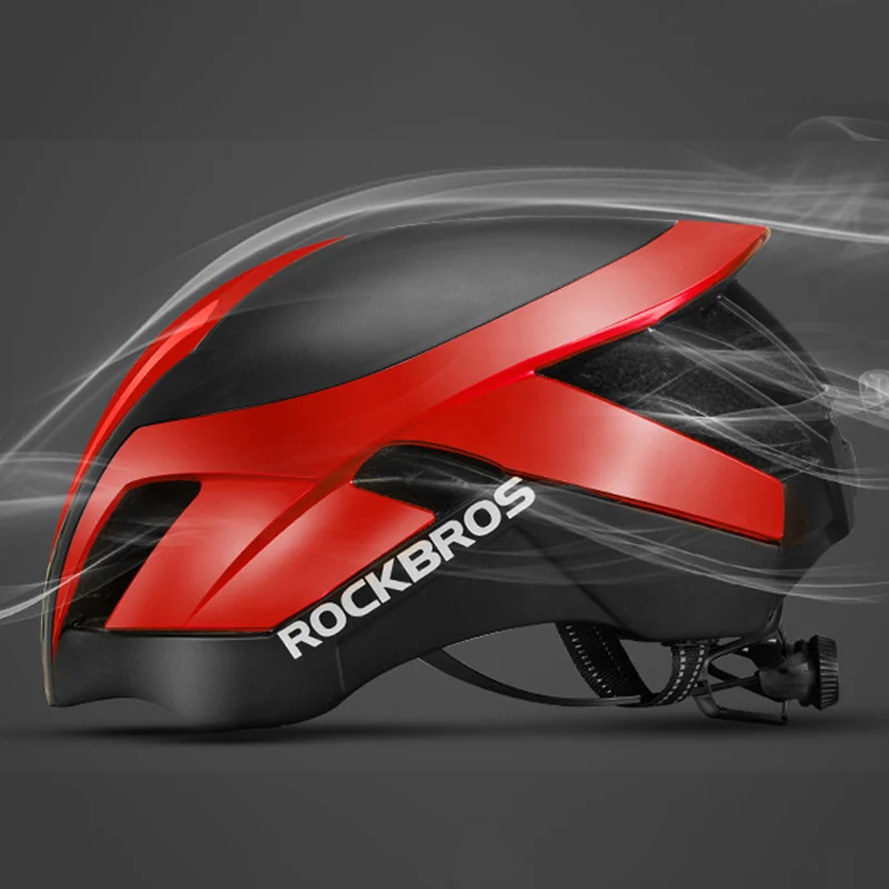 ROCKBROS велосипедный шлем EPS светоотражающий дорожный велосипедный шлем 3 в 1 MTB дорожный велосипедный мужской защитный светильник велосипедный шлем