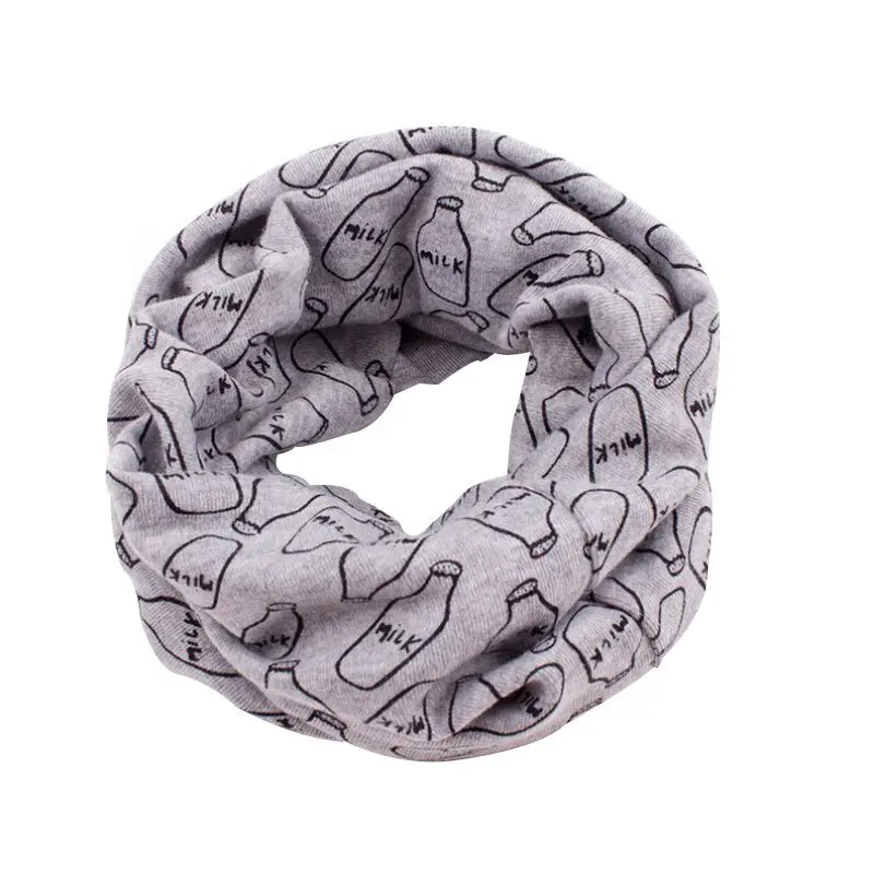 10 New Autumn Winter Children Scarf Baby Bibs Baby Girl Boy Scarves O Ring Lovely Kids Collars Child Ring Scarf - Цвет: 10