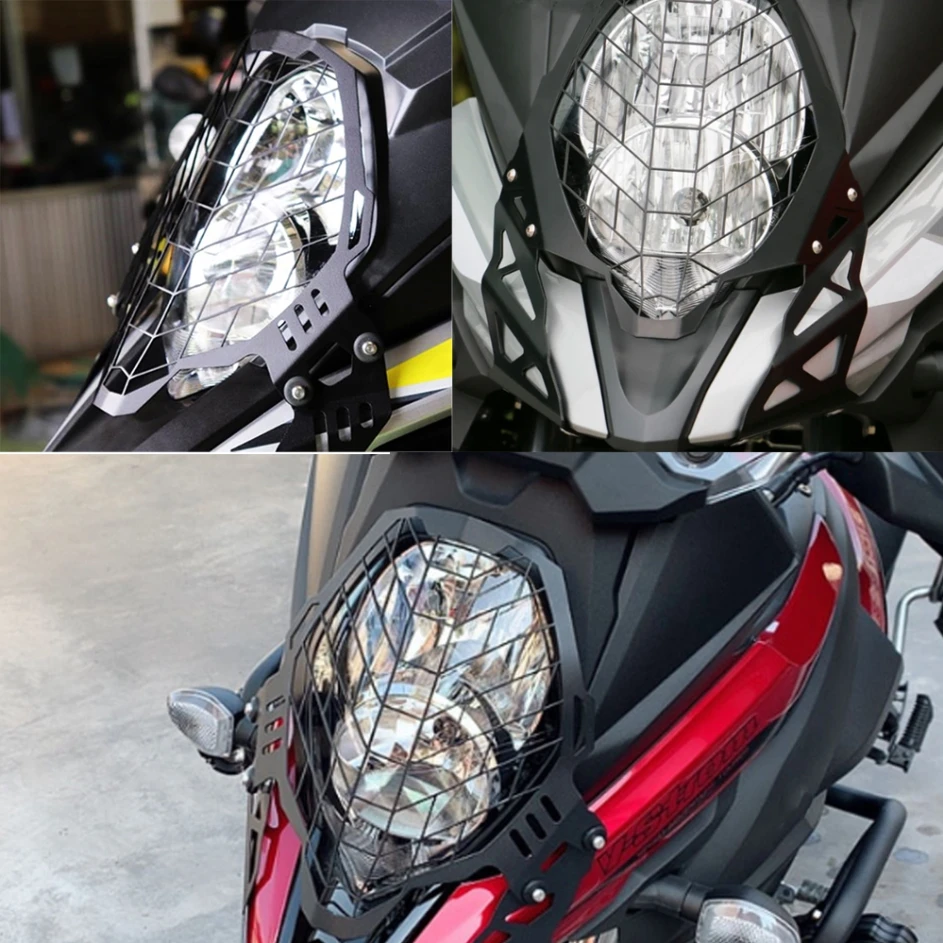 Motorcycle Headlight Head Light Guard Protector Cover Protection Grill FOR SUZUKI DL650 V-STROM 650 2017 2018 2019 2020 2021