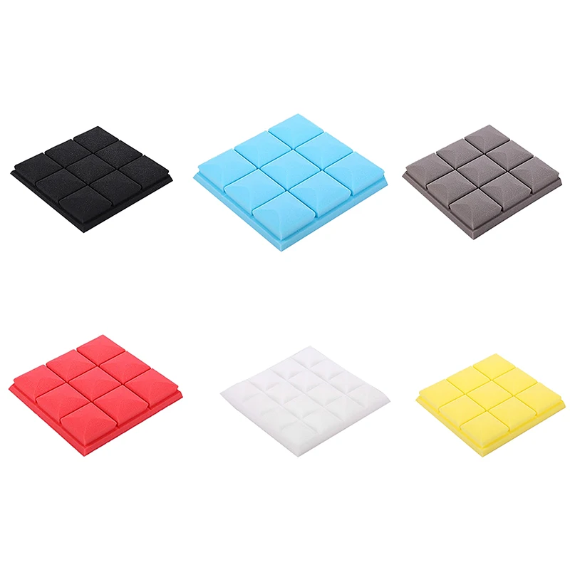 25X25X5 см обои стикеры практичная акустическая пена панель звукопоглощение губка студия Ktv Гостиная Бар Звукоизолированные Sol