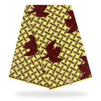 

Most fashion batik ankara wax textile with print African wax fabric for clothing SWV553(6yards/pc)