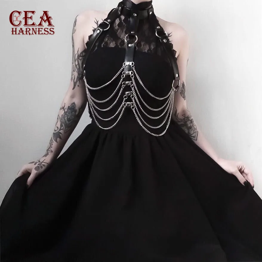 CEA. Ремень, сексуальное женское белье, кожаные подвязки, женские ремни, для женщин, эротический регулируемый пояс, подтяжки для тела, ремни 5z