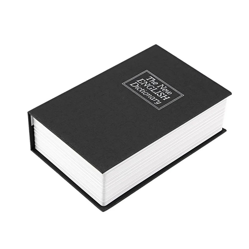 Современная имитация словаря секретная книга скрытый безопасный замок безопасности наличные деньги ювелирный шкаф размер книжный шкаф коробка для хранения