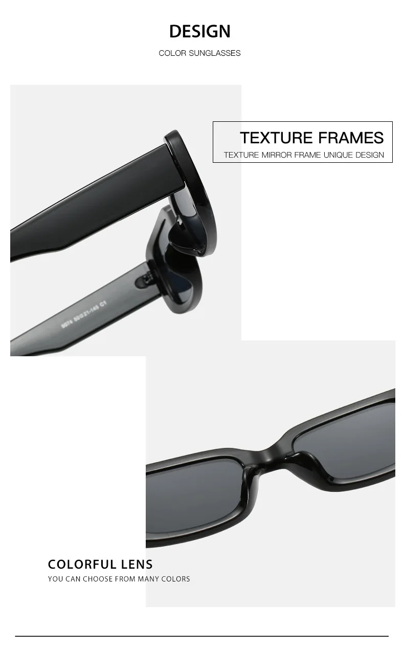 MADELINY 2022 New Small Frame Rectangle Sunglasses Women/Men Brand Design Vintage Sun Glasses Trend Style Eyeglasses UV400 MA423