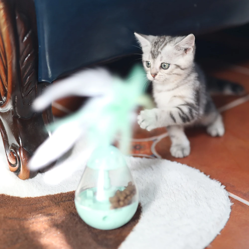 Собака, кошка, игрушка для домашних животных, игрушка-неваляшка, трясущийся контейнер для еды, корм для щенков, забавная кошачья интерактивная игрушка, товары для животных 3в1