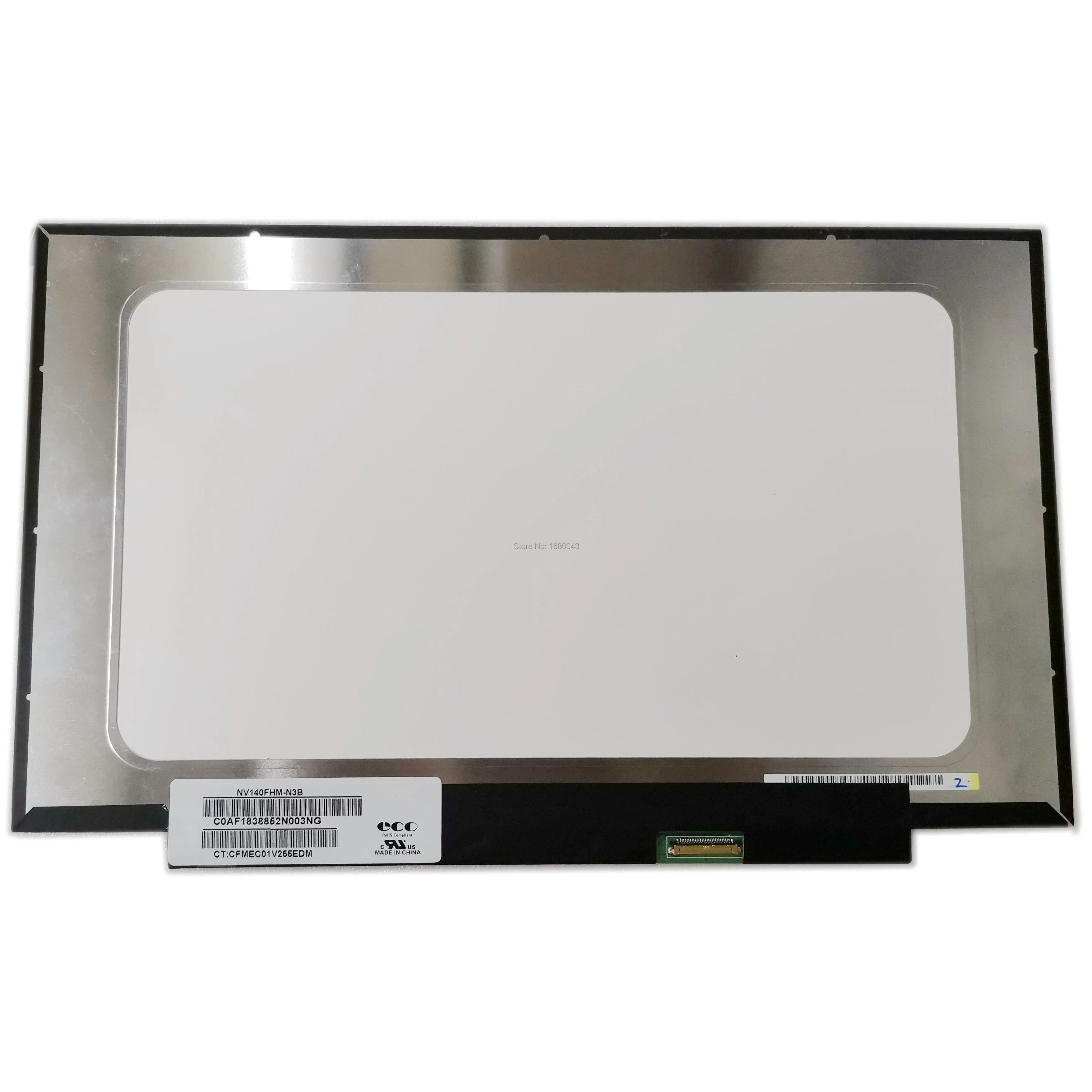 

NV140FHM-N3B fit NV140FHM-N62 N61 N3B N47 LP140WF7 SPC1 N140HCA-EBA NV140FHM-N4B LCD LED Screen 1920*1080 30 PIN NEW IPS
