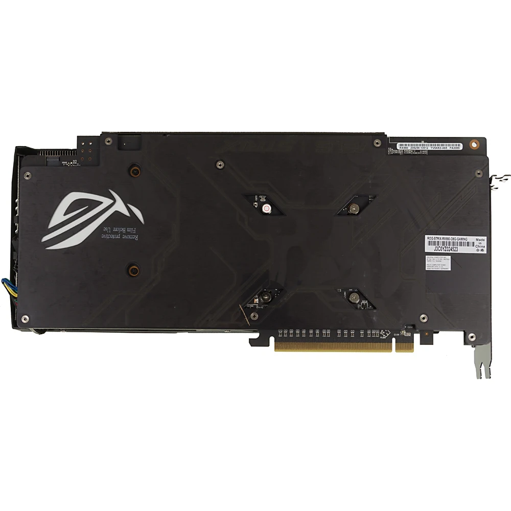 Видеокарта ASUS AMD Radeon RX 580, ROG-STRIX-RX580-O8G-GAMING, 8Гб, GDDR5, OC, Ret