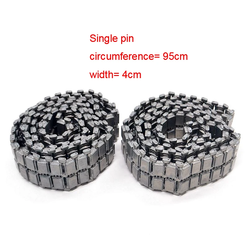 2Pcs(1Pair) Metal Track Spare Parts For 1/16 Heng Long RC Tank Model German Leopard 2A6 3889-1 - Цвет: single pin