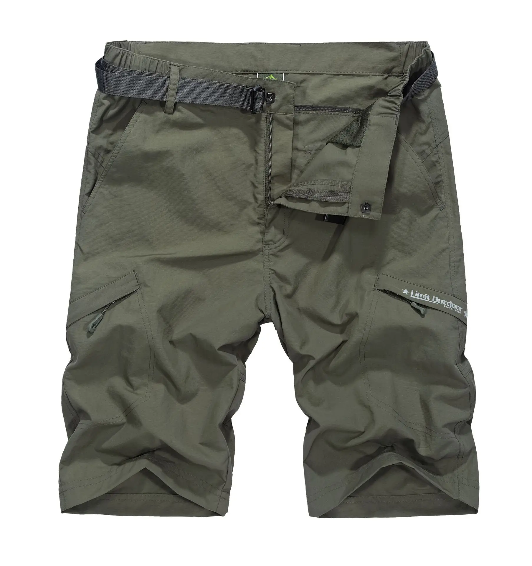 Zhan Di Ji Pu Outdoor Quick Drying Shorts Men's Mountain Climbing Shorts Workwear Shorts kuai gan ku Male Fifth Pants