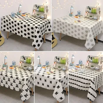 

Modern Minimalist Cotton Tablecloth B & B You Find in a Coffee Shop zhuang shi yong bu Household Coffee Table Dust Table