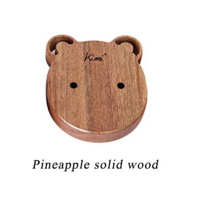 Pineapple solid wood 17 Key Kalimba африканская «пианино для больших пальцев» цельная древесина полый палец перкуссионная клавиатура для детей подарок ананас твердая древесина калимба KB23 - Цвет: Pineapple solid wood