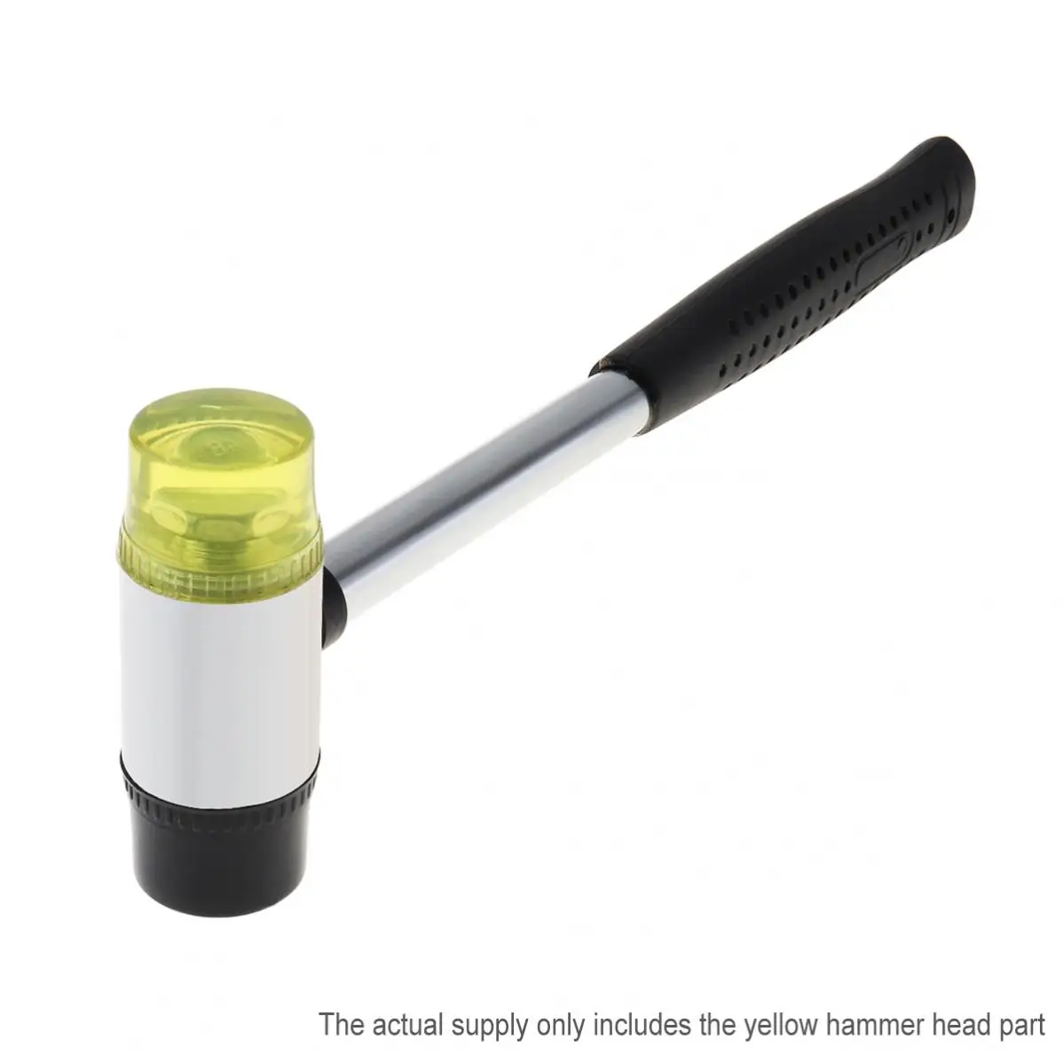 Rubber hammer 25/30/35/40mm Rubber Hammer Head Double Faced Work with Replaceable Head