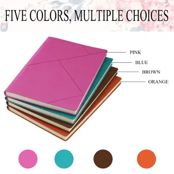 

Premium Soft PU Leather Notebook Writing Journal A5 Portable Notebook Home Daily Office Business Travel Notepad
