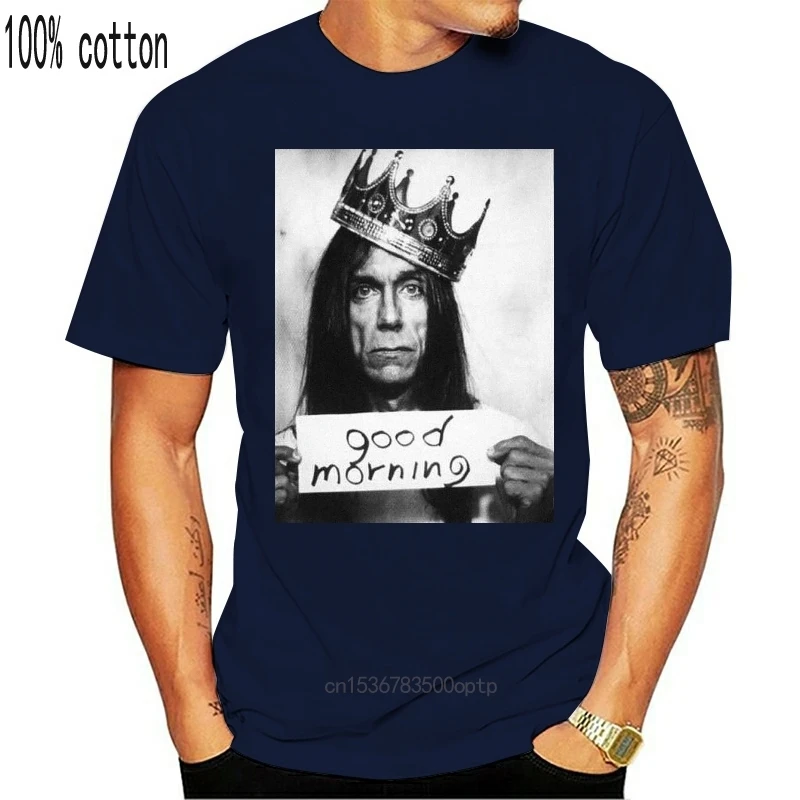 Новая футболка Iggy Pop Good Morning био-рок художник гитара певица Поп-музыка | Женская
