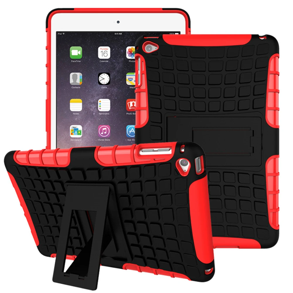 

For Ipad Case Air 2 1 Mini 4 1 2 3 7.9 Armor Tire Pattern Tablet Cover For Apple Ipad 9.7 6 5 2 3 4 Air2 Air1 Mini4 Mini3 Mini2