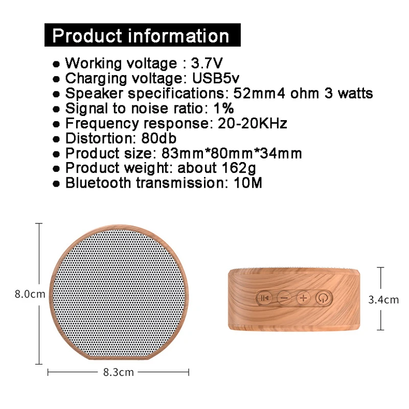 Новинка 2020 60 дюймов bluetooth колонка под дерево FM радио сабвуфер компьютерный мини