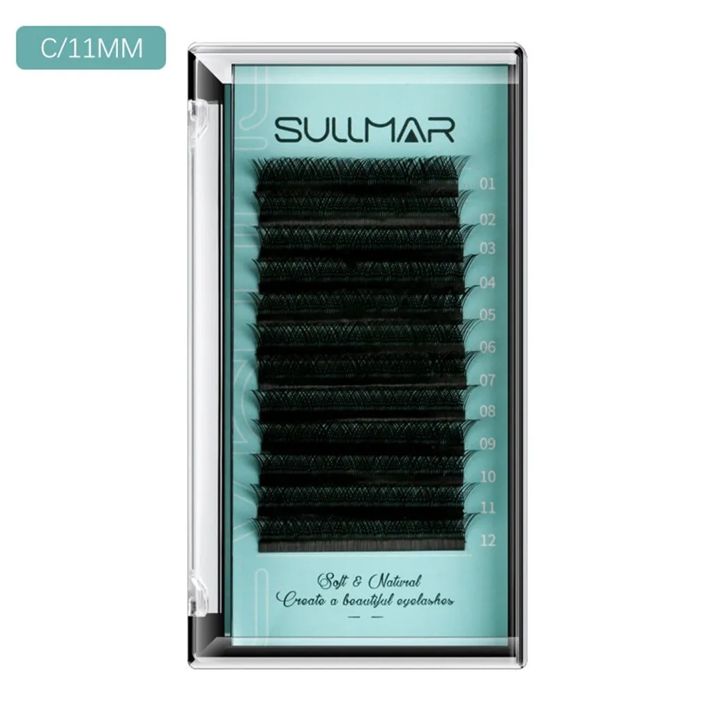 Individual False Eye Lashes Black Silk Eyelashes Extension False Eyelash Set Grafting Fake False Eyelashes Extension Maquiagem