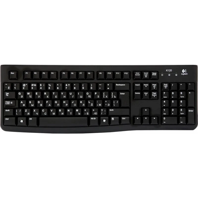 Клавиатура LOGITECH K120 for business, черный