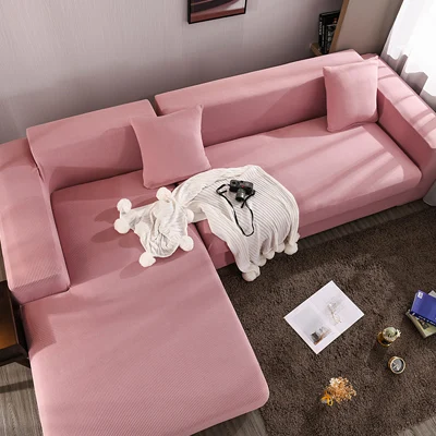 Уплотненный чехол для дивана одноцветные покрывала диван разноцветной чехол для дивана полотенце для гостиной мебель защитное кресло дивана - Цвет: 1