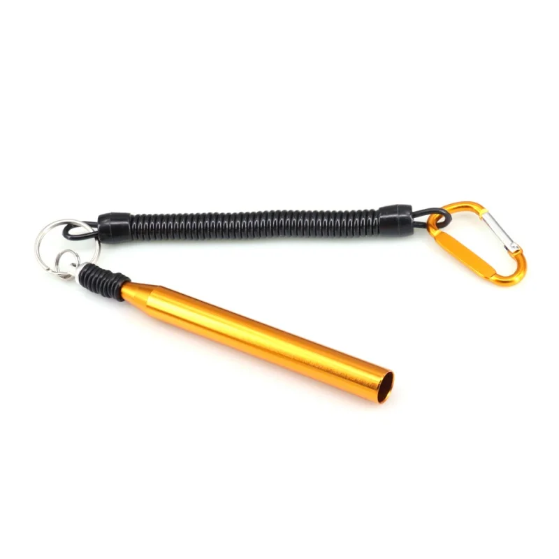 Цвет: желтый Сплав Рыбалка уплотнительное кольцо WACKY Worm Rig уплотнительное кольцо инструмент полый дизайн для Senkos палка мягкие приманки с анти-потери веревки рыболовный инструмент - Цвет: Цвет: желтый