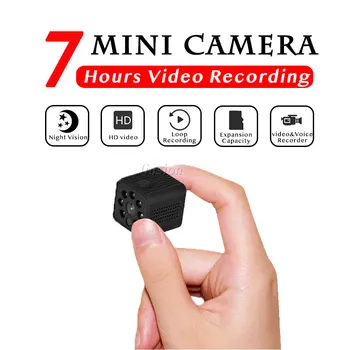 

7 Hour Video HD 1080P Mini Camera Automatic IR Night Vision Body Camcorder Secret Micro Cam Motion Detection DVR Camaras Espias