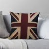 Union Jack Square Pillowcase Polyester Linen Velvet Pattern Zip Decor Pillow Case Room Cushion Cover 45x45 1