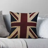 Union Jack Square Pillowcase Polyester Linen Velvet Pattern Zip Decor Pillow Case Room Cushion Cover 45x45 1