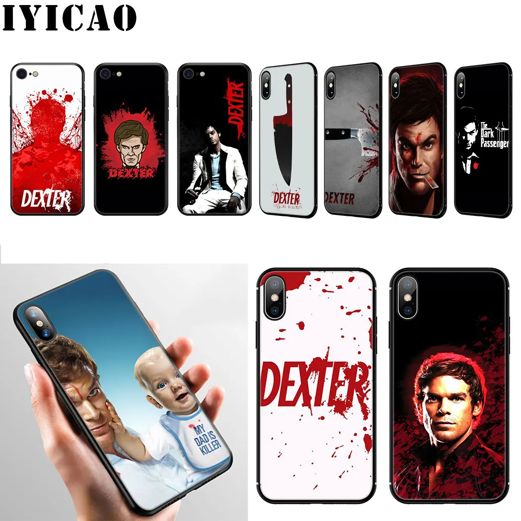 IYICAO TV Show Dexter Morgan Soft Silicone Case for iPhone 11 Pro Max XR X XS 6 6S 7 8 Plus 5 5S SE Phone | Мобильные телефоны и