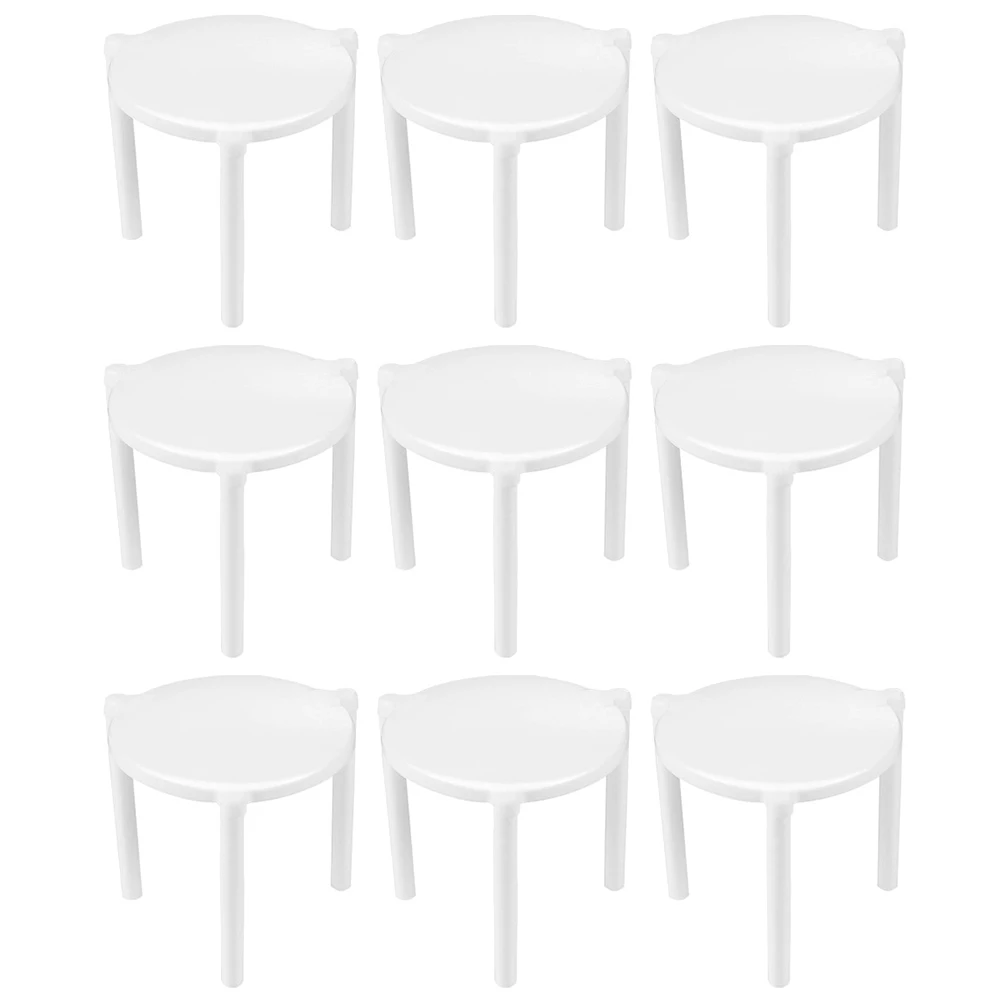 200pcs Pizza Saver Stand White Plastic Tripod Stack Fixing Rack Holder | Дом и сад