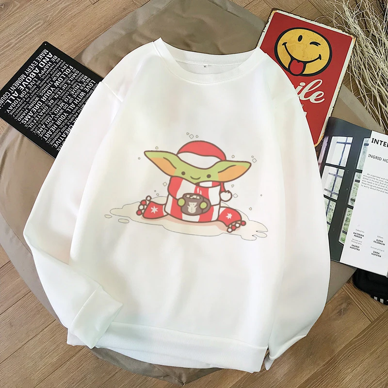 Sudadera Mujer эстетические Толстовки покемон Детский свитер с Йодой женские толстовки