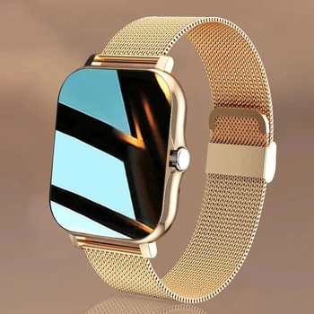 Reloj inteligente para hombre y mujer, pulsera con pantalla a Color de 2021 pulgadas, rastreador de Fitness completamente táctil, llamadas por Bluetooth, novedad de 1,69 1