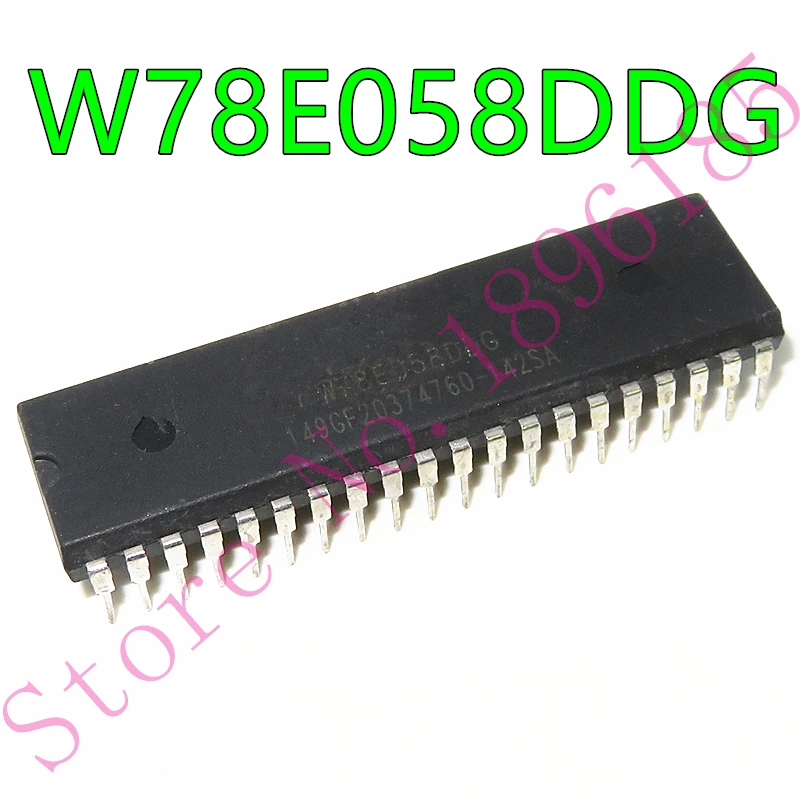 

2pcs W78E058DDG DIP40 8 51 New and original