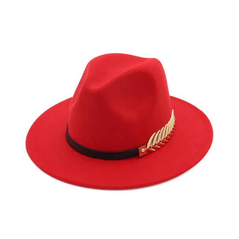 Шляпа Fedora, модная женская элегантная Зимняя шерстяная фетровая шляпа, широкополая британская Шляпа Fedora, винтажная джазовая шляпа H3