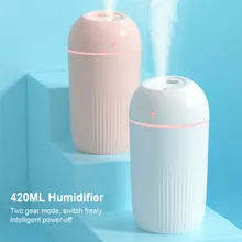 420ml difusor de ar elétrico aroma umidificador óleo led night light up casa desfuser usb portátil pequeno carro ar umidificador fogger