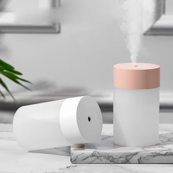 

Portable 280mL Cool Humidifier Simple Air Aroma Diffuser with USB for Vehicle and Beautifully Light Romantic Sleep Room No Noise