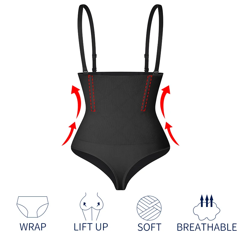 Shapewear Panties High Waist Thong Panty Shaper Tummy Slim Butt Lifter