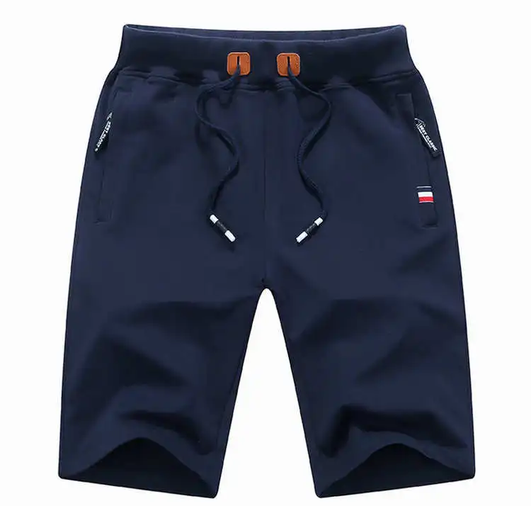 IEMUH 5XL мужские летние хлопковые дышащие шорты, уличная спортивная одежда для горного туризма, походов, бега, кемпинга, мужские брюки - Цвет: Navy Blue
