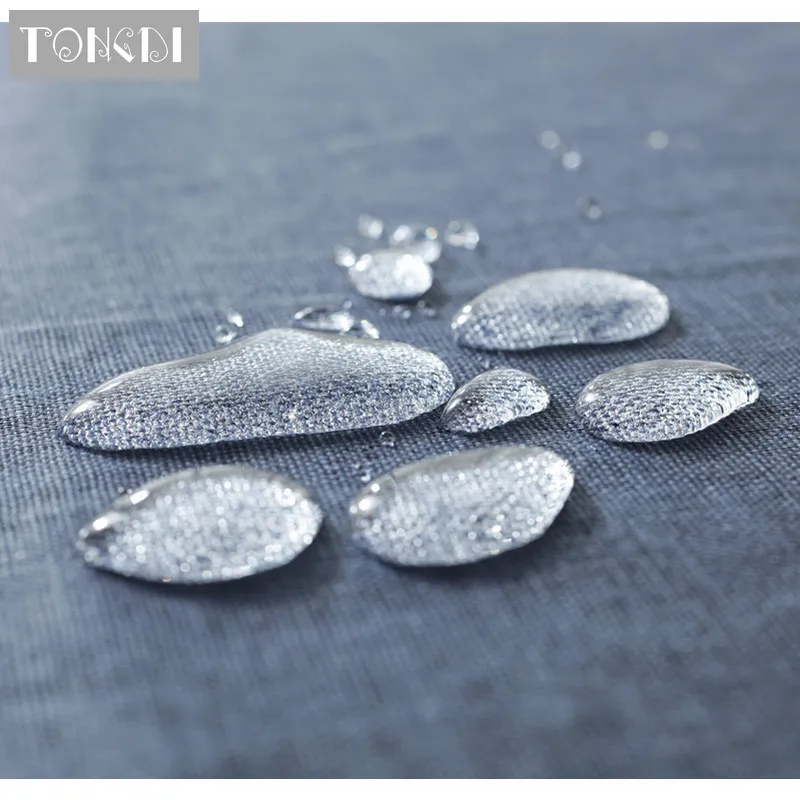 TONGDI настольная ткань прочный холст Eazy для очистки водонепроницаемый маслостойкий украшение для кухни столовой кемпинга прямоугольник