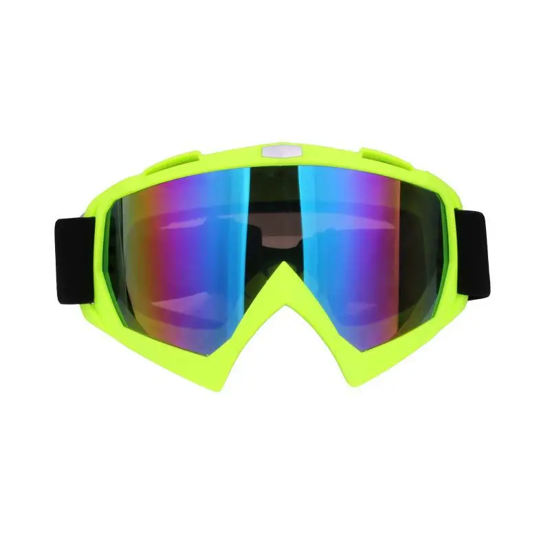 Очки для мотокросса Dirtbike Gafas, гоночные очки, очки для езды на мотоцикле, очки для катания на лыжах, катания на коньках, очки, снаряжение, очки - Цвет: green color lens