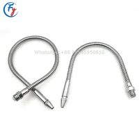 1/2"1/4" 3/8" Metal Flexible Water Oil Coolant Pipe Hoses Lathe Cooling Round Nozzle With Rotary Switch For CNC Machine 1