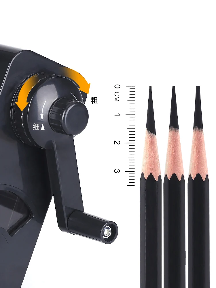 Hand Crank Pencil Sharpeners With Knife Tool Holder Stationery Supplies
