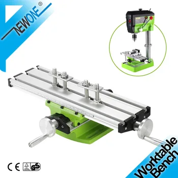 

NEWONE Mini Compound Bench Drilling Slide Table Worktable Milling Working Cross Table Milling Vise Machine for Bench Drill Stand