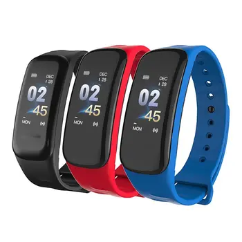 

Fitness Tracker Smart Bracelet C1Plus Color Screen Blood Pressure Heart Rate Monitor Smart Band C1S For Sport Watch Android IOS