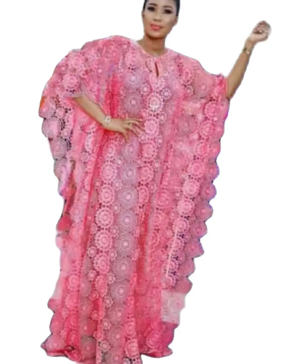

MAMADA 2 Piece New Style Classic Design African Women Clothing Dashiki Robe Abaya Guipure Cord Lace Evening Maxi Dresses
