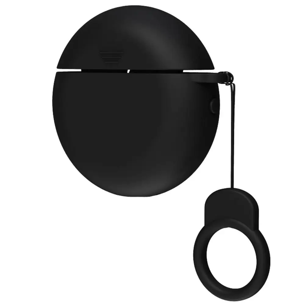 BK Для huawei Freebuds 3 беспроводной зарядный чехол силиконовый защитный кожаный чехол Proterctor Shell для Freebuds3 кольцо держатель#125 - Цвет: BK