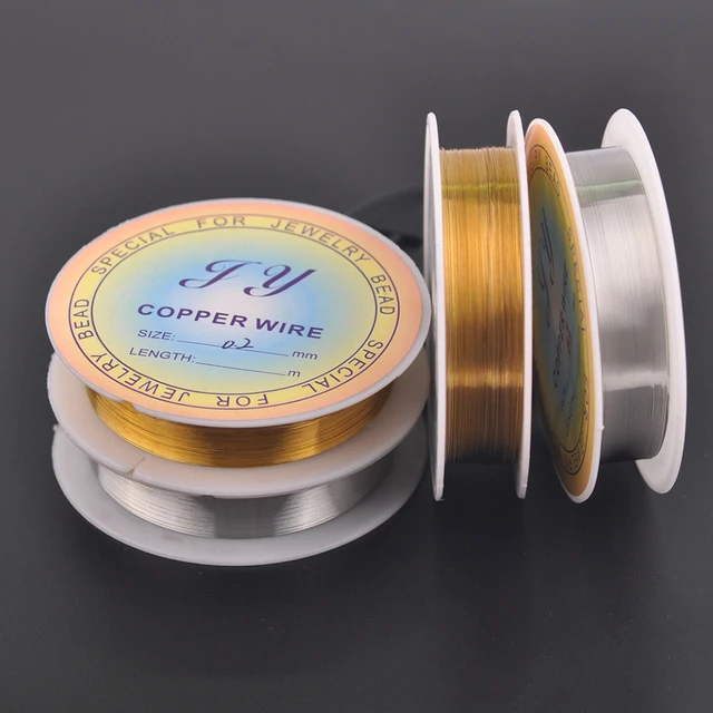 Copper Wire Jewelry Diy Metals  Copper Wire Jewelry Making - 1roll  Gold/silver Color - Aliexpress