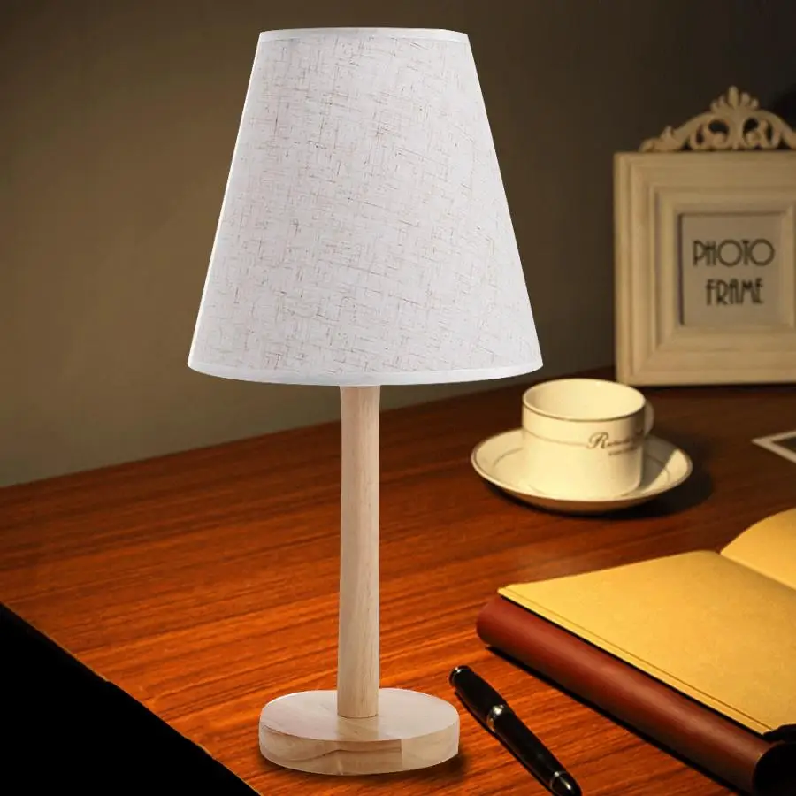 

LED Table Light AU Plug AC85-265V E27 Sample Style Wood Table Lamp Desk Light for Home Bedroom Study Indoor