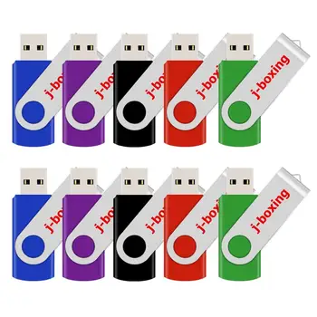 

10PCS/LOT флешка usb 32GB Memory Flash Stick Metal 360° Rotating pendrive Jump Drive for Computer Desktop External Drive 32 gb