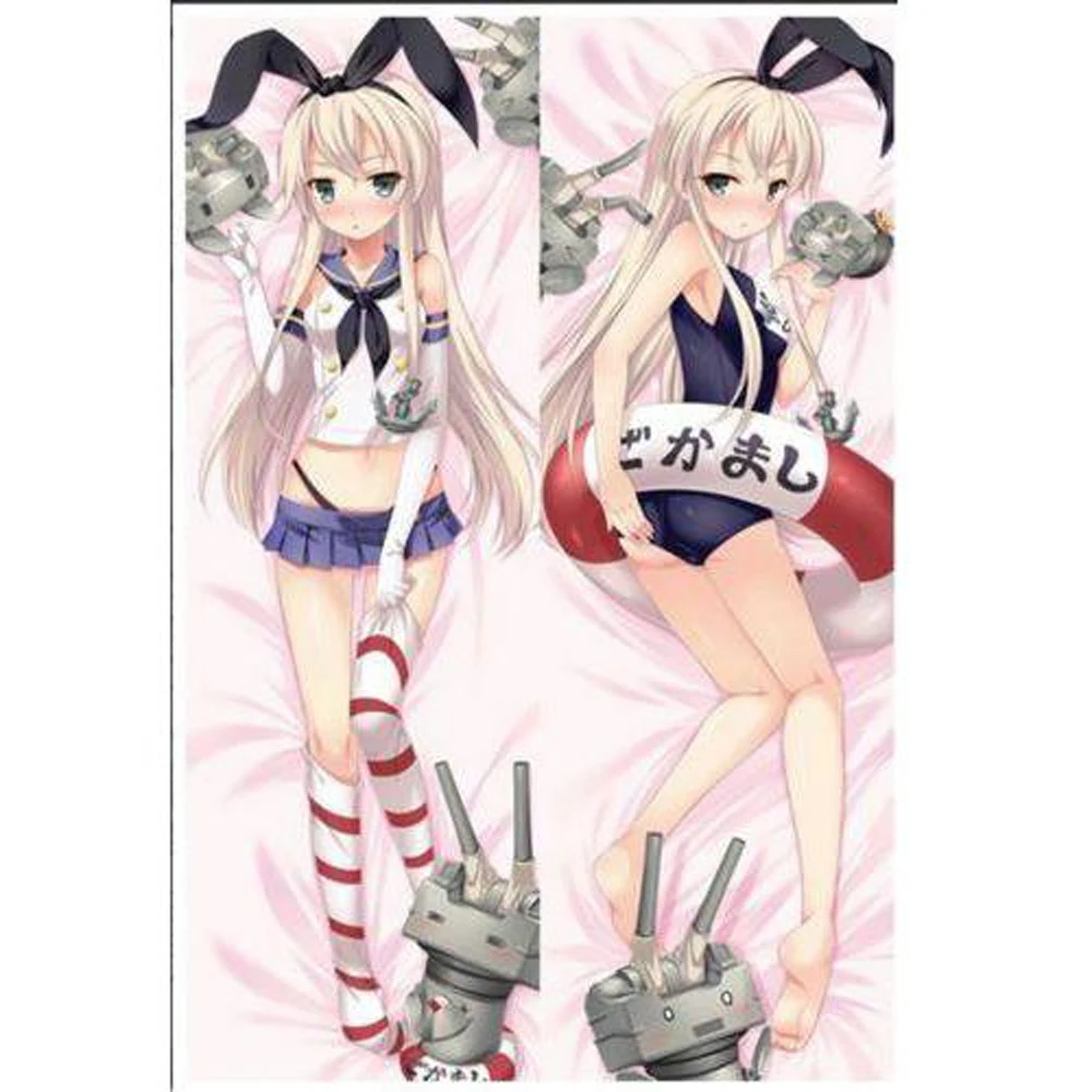 Японские персонажи аниме Kantai коллекция Shimakaze Throw Otaku Dakimakura подарки постельные