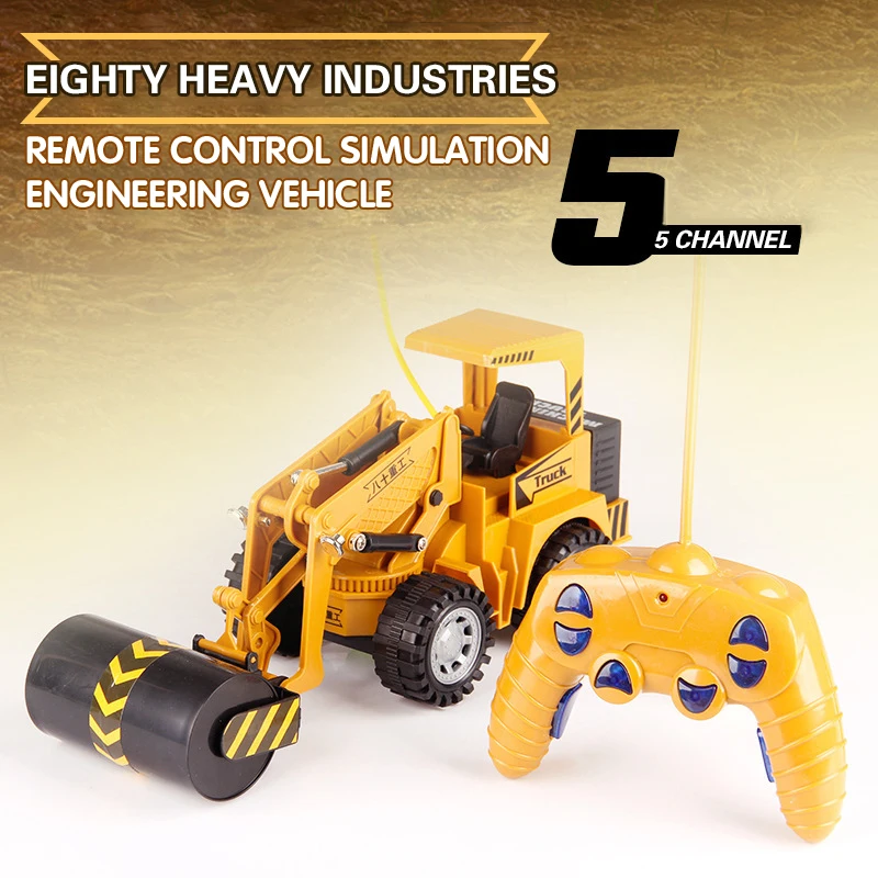 

2020 Remote Control drilling Truck RC Truck Toy for Children Crane Bulldozer Remote Control Excavator Electric Construction Toys